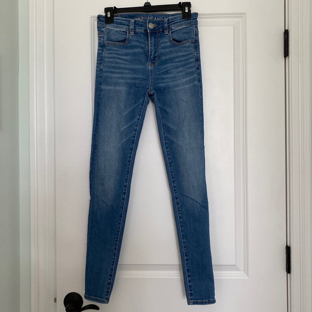 American Eagle high rise skinny jeans